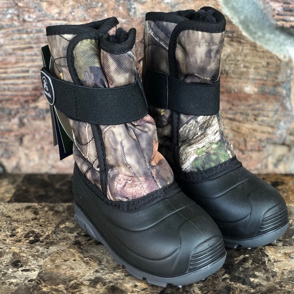 NEW  Kamik Toddler Boys Snowbug Outdoor camo boots - Picture 4 of 13
